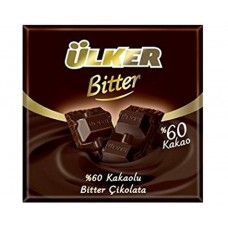 ULKER BITTER CHOCOLATE BARS 60GR %60