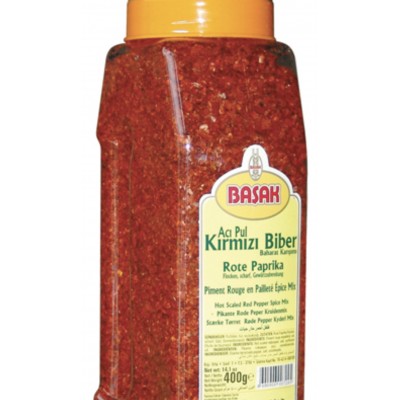 BASAK HOT SCALED RED PEPPER (PUL BIBER) 400GR